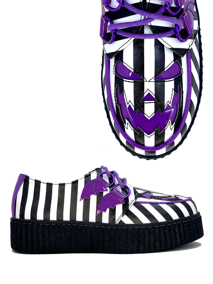 top and side of shoe