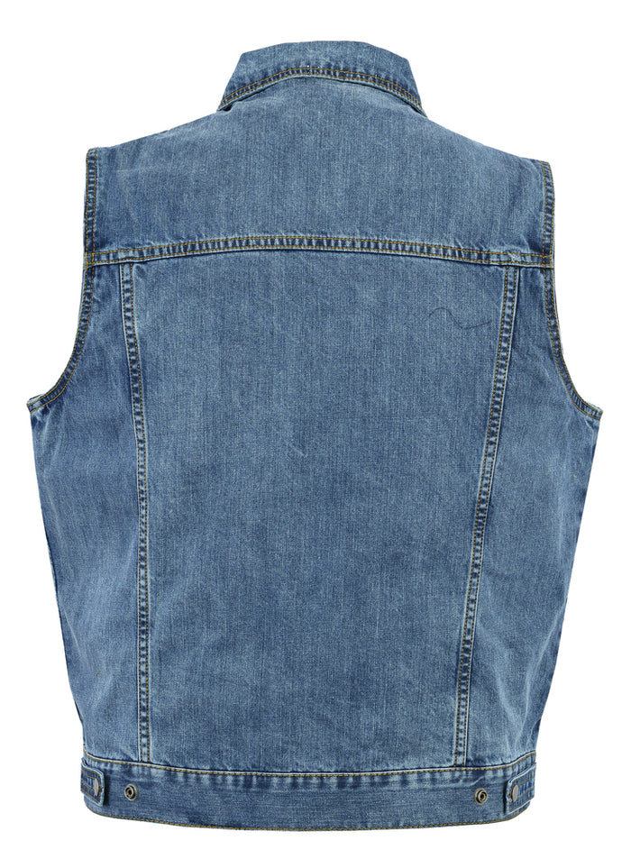 back of vest on display