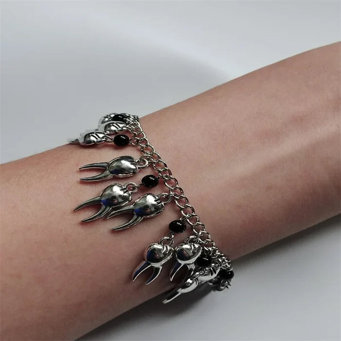model wearing bracelet