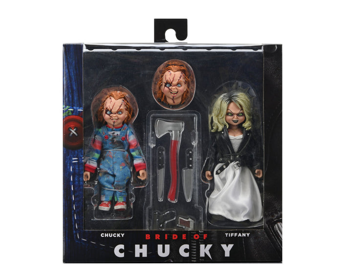 front of box on display