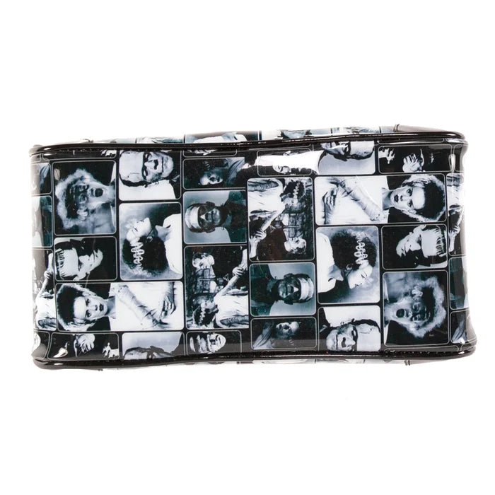underside of bag on display