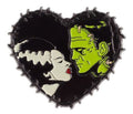 front of pin on display
