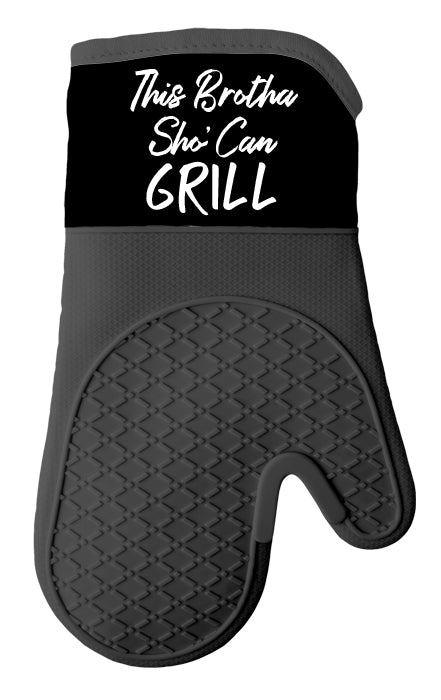 Brother Sho' Can Grill Oven Mitt/Pot Holder Set