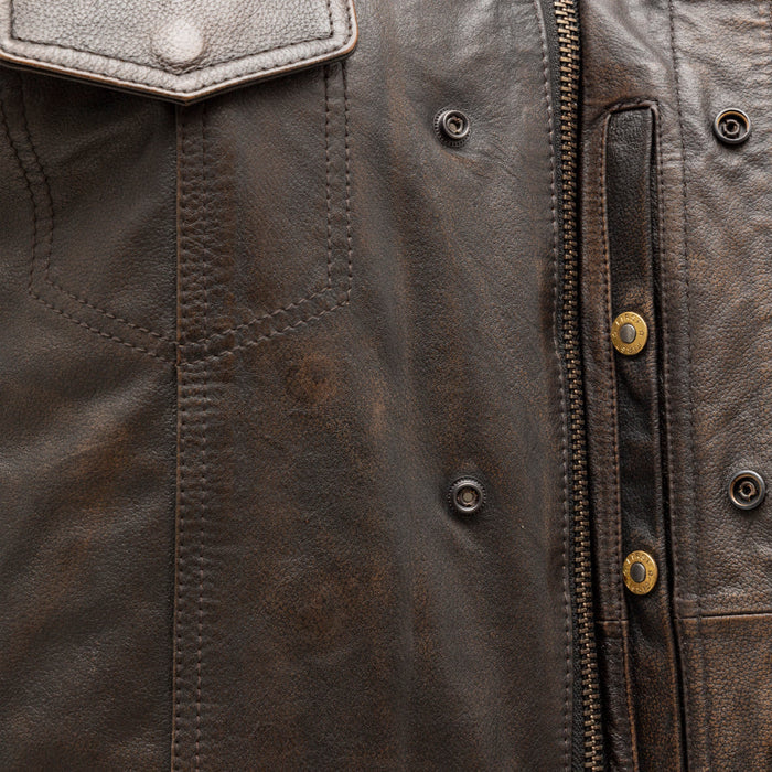 front of vest on display
