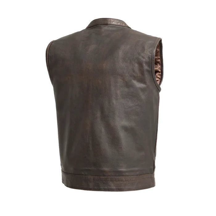 back of vest on display