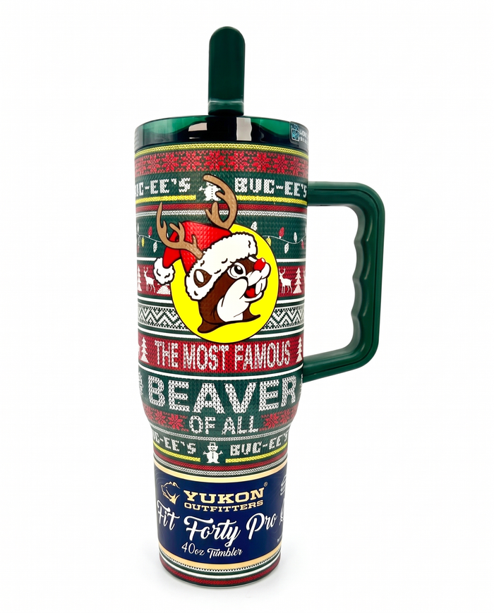 Buc-ee's Christmas 2026 40oz Fit Forty Pro Ugly Sweater Tumbler