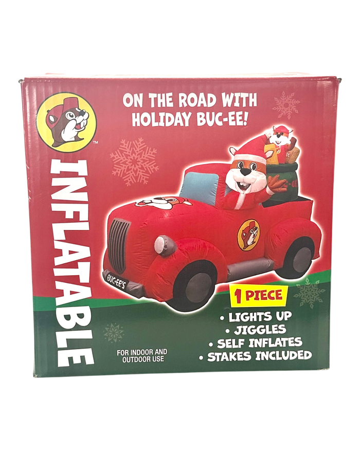 Buc-ee's Christmas 2026 Santa Truck Inflatable