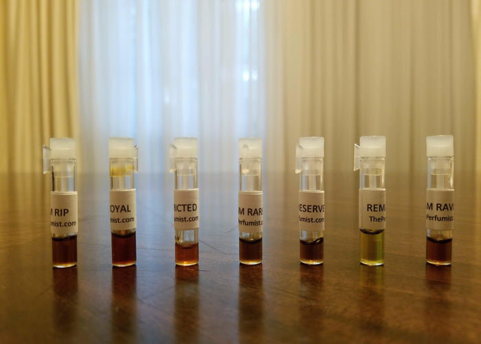 Cambodian Oud Oil sampler - Cambodian agarwood oil - theperfumist - the house of the perfumist - royal attar