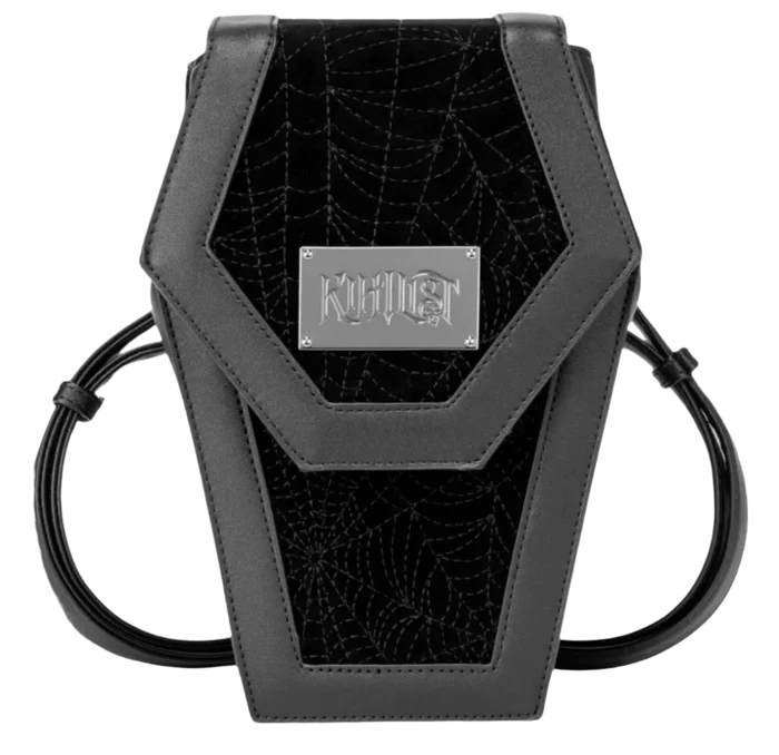 front of bag on display