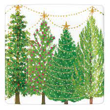 Christmas Trees w/ Lights