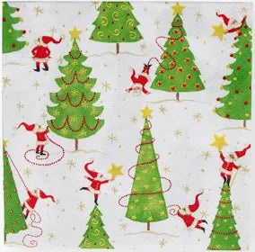 Twirling Santas