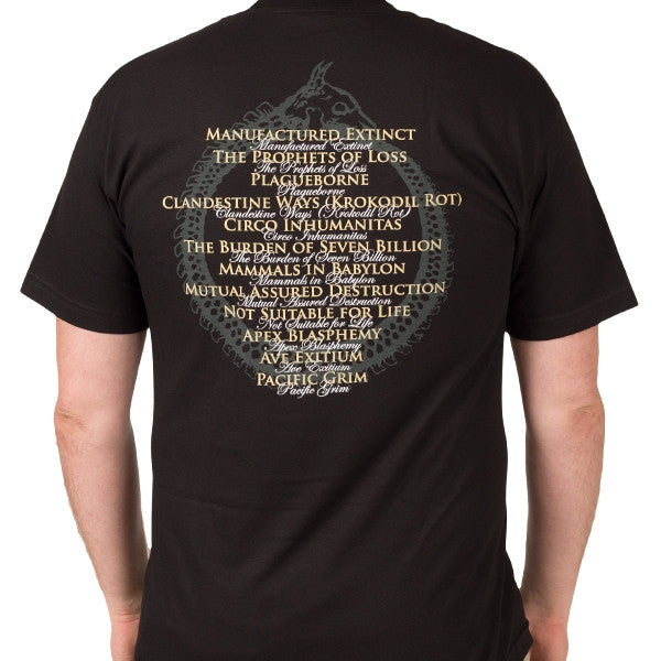 model showing back of shirt