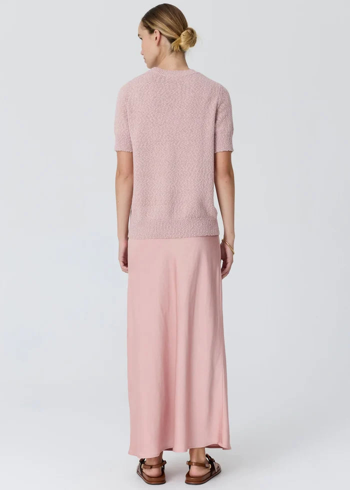 CEDAR LUREX KNIT TOP in Pink + Rose by Pol Clothing