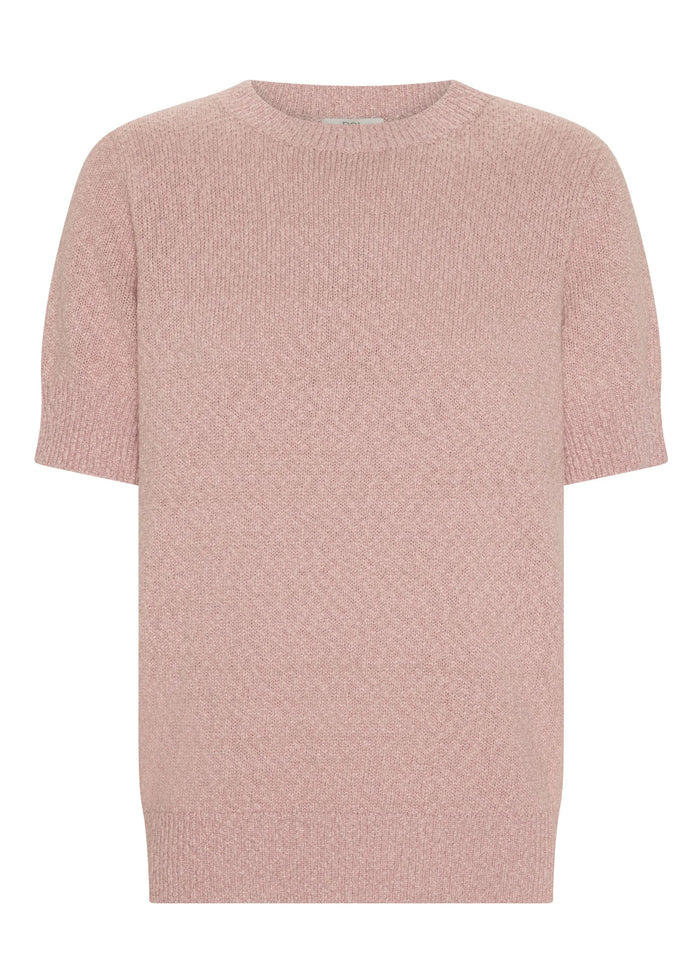 CEDAR LUREX KNIT TOP in Pink + Rose by Pol Clothing
