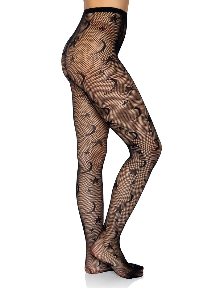 model showing side of pantyhose