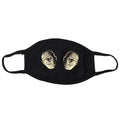 front of mask