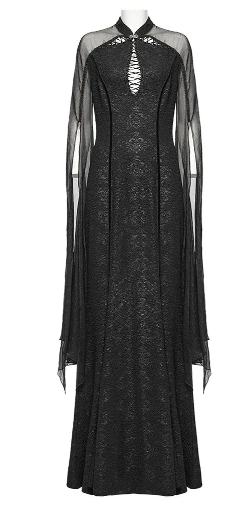 front of dress on display
