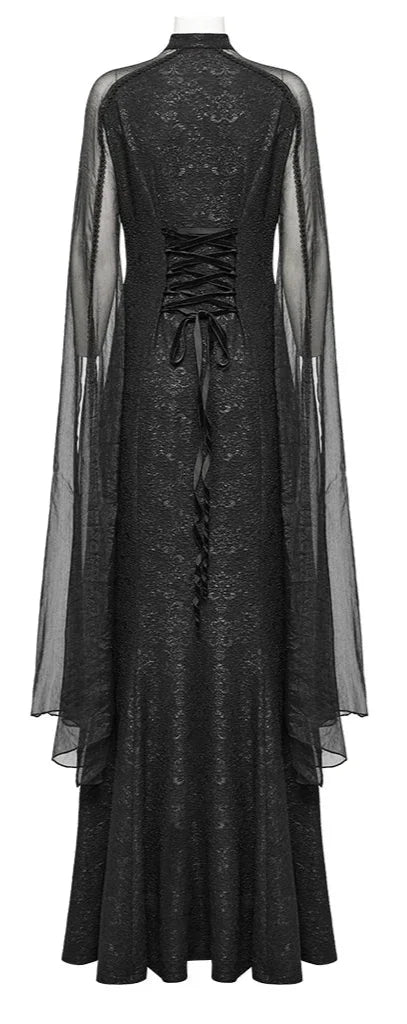 back of dress on display