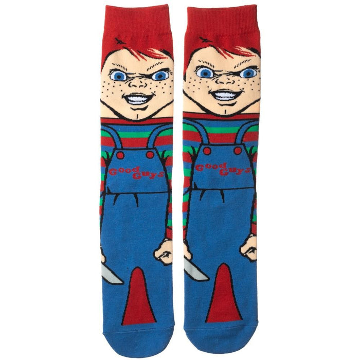 chucky full body mid calf crew socks
