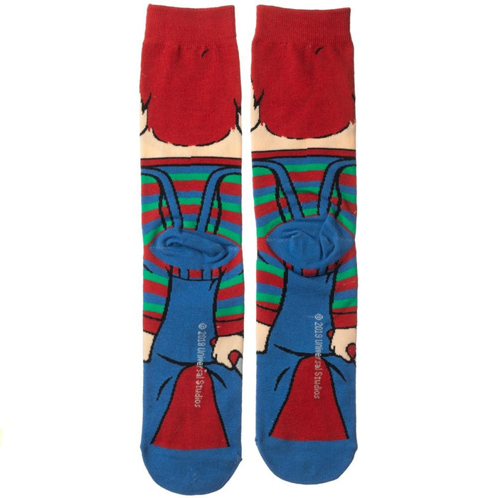 chucky full body mid calf crew socks