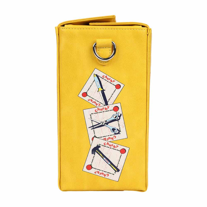 side of bag on display