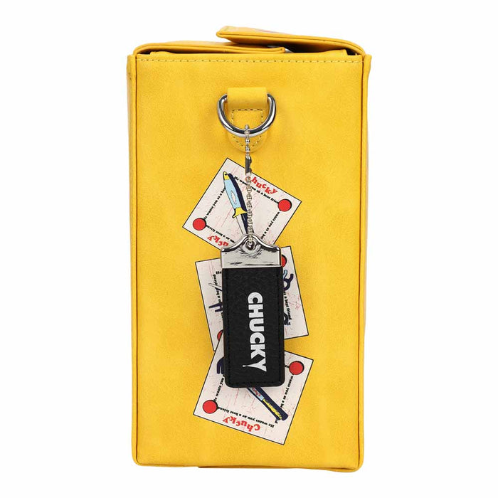 side of bag on display