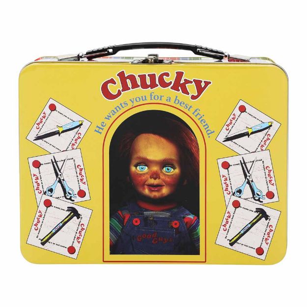 front of lunch box on display