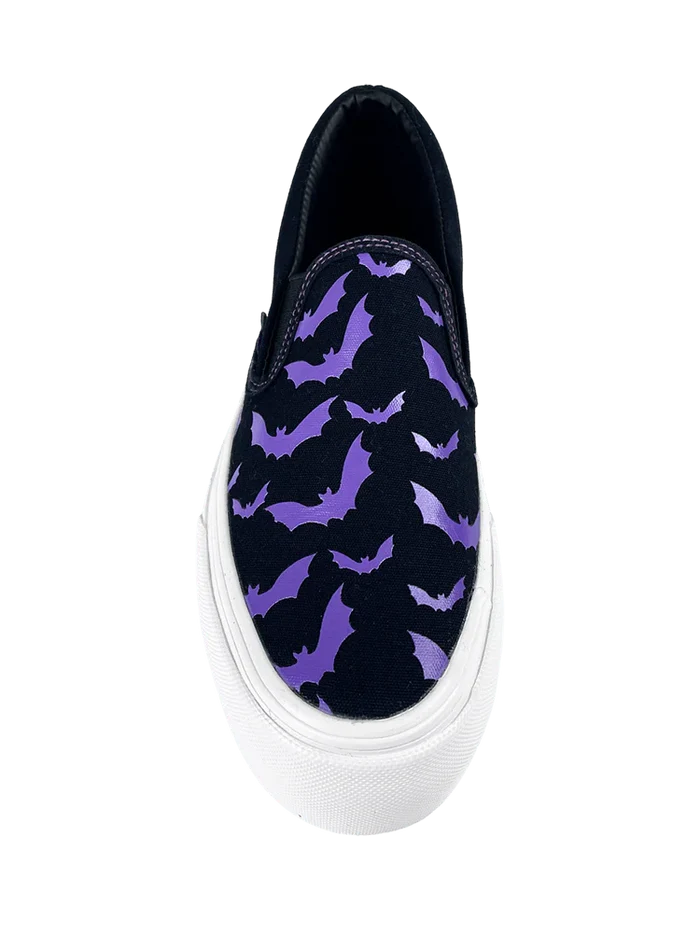 top of shoe on display