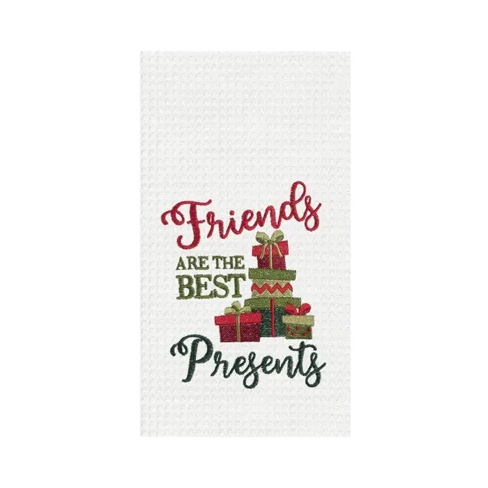 Christmas Tea Towel - Friends