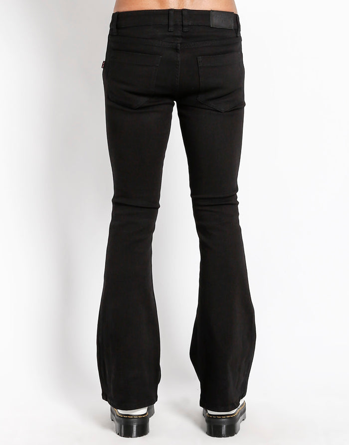 model showing back of jeans