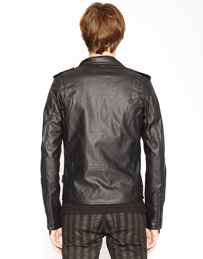 model showing back of jacket