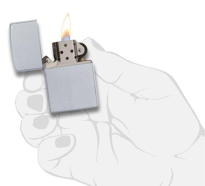 zippo on display