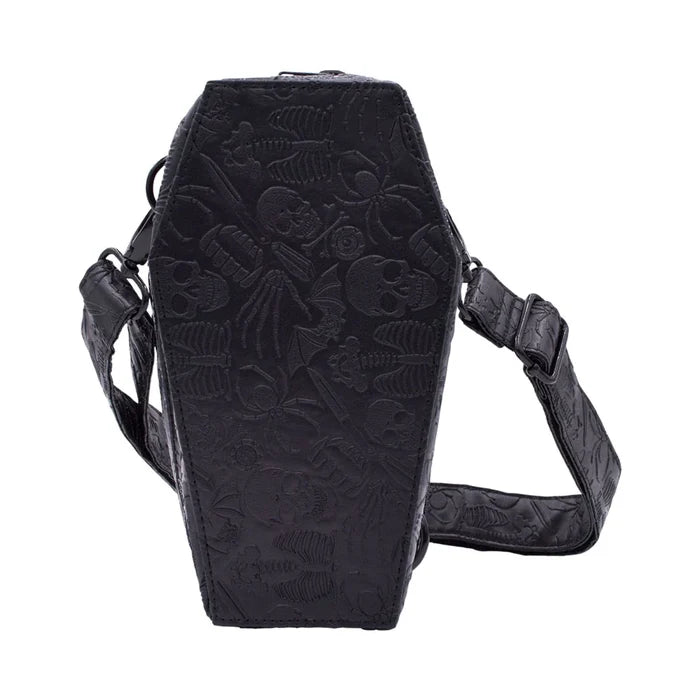 front of bag on display