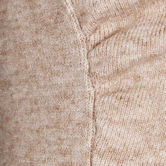 Collar Long Sleeve Knit Dress with Bow Detail – Knitted Dress for Fall & Winter
