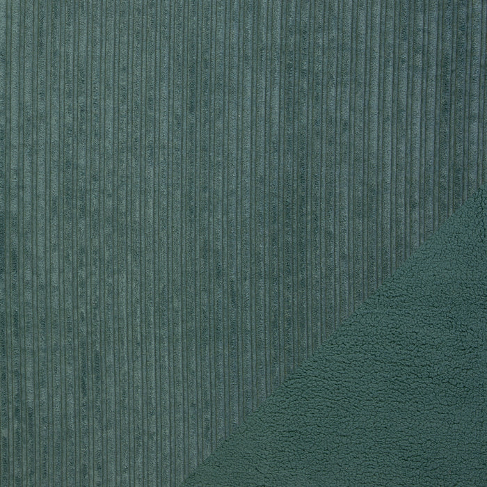 Corduroy Plush, Granite Green