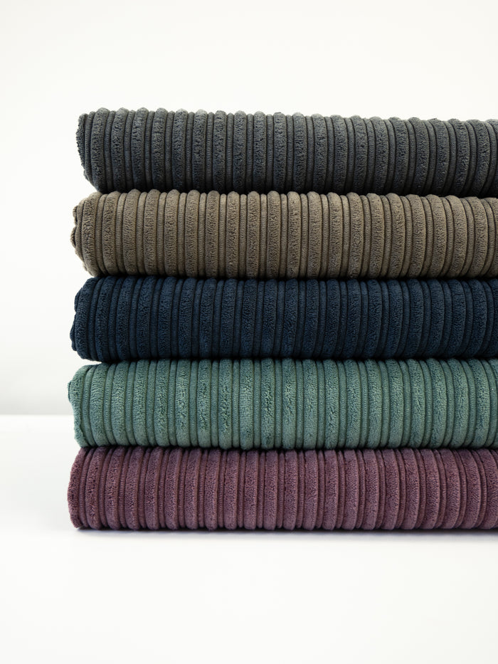 Corduroy Plush, Granite Green