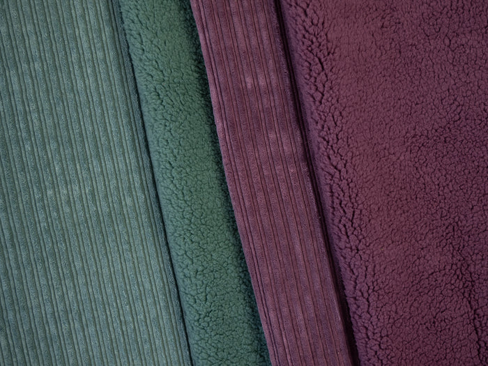 Corduroy Plush, Granite Green