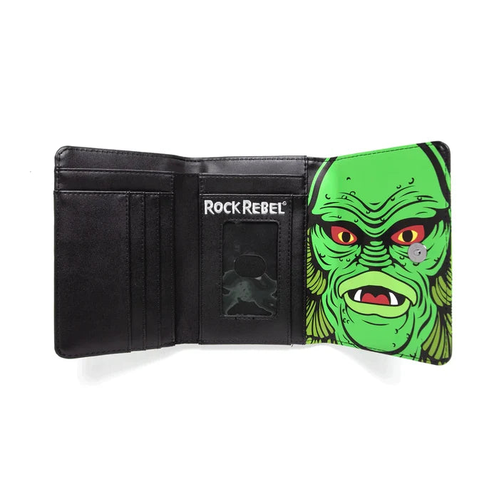 inside of wallet on display