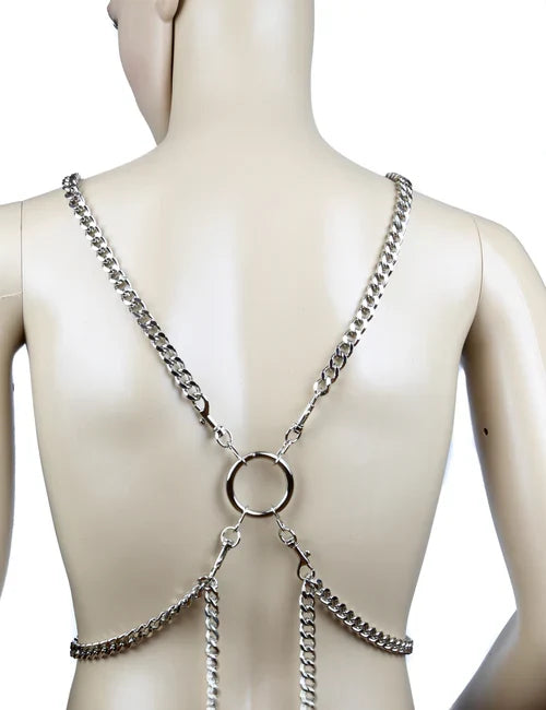 back of harness on mannequin