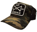 front of hat on display