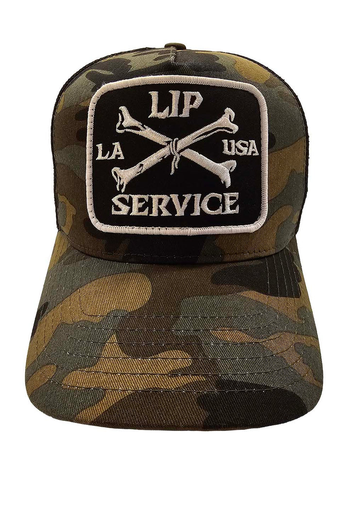 front of hat on display