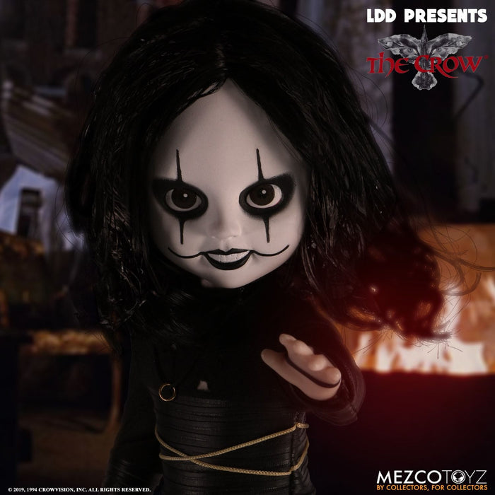 front of doll