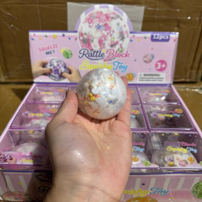 Crunchy Charm Snowball Squish Toy