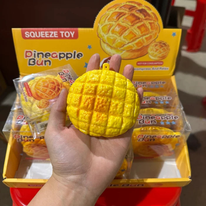 Crunchy Pineapple Bun Squish Toy