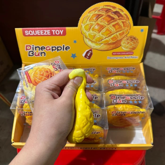 Crunchy Pineapple Bun Squish Toy