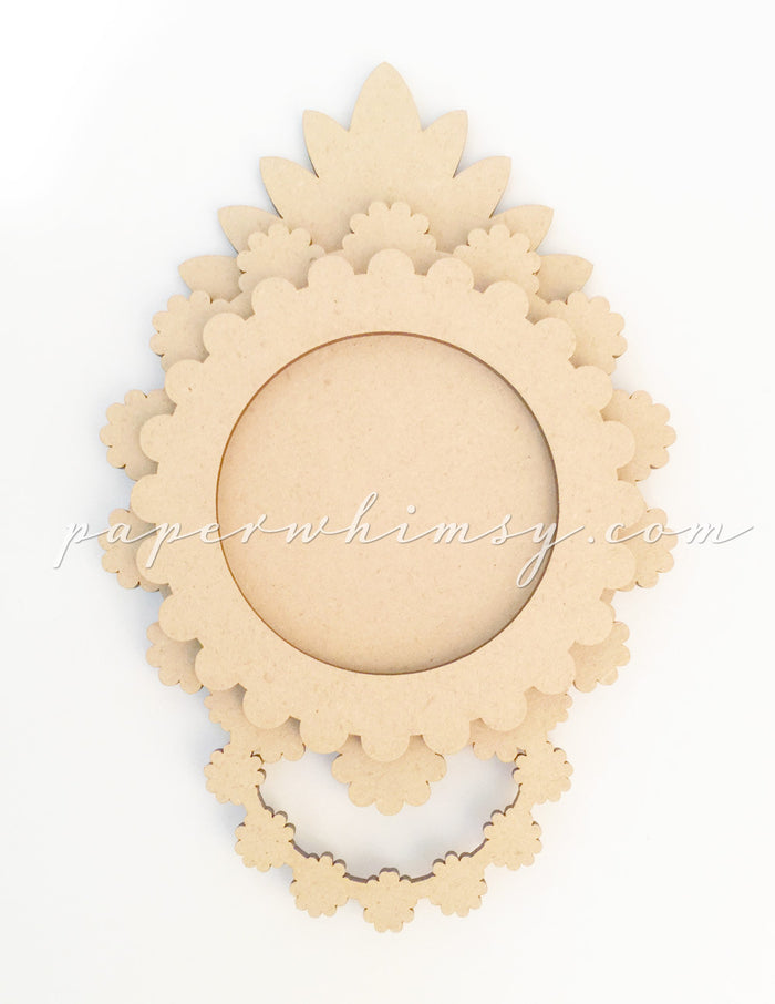 Curious Medallion No.16 - paperwhimsy
