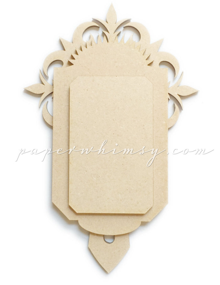 Curious Medallion No.8 - paperwhimsy