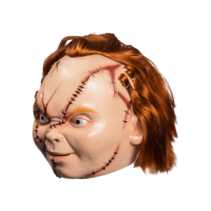 side of mask on display