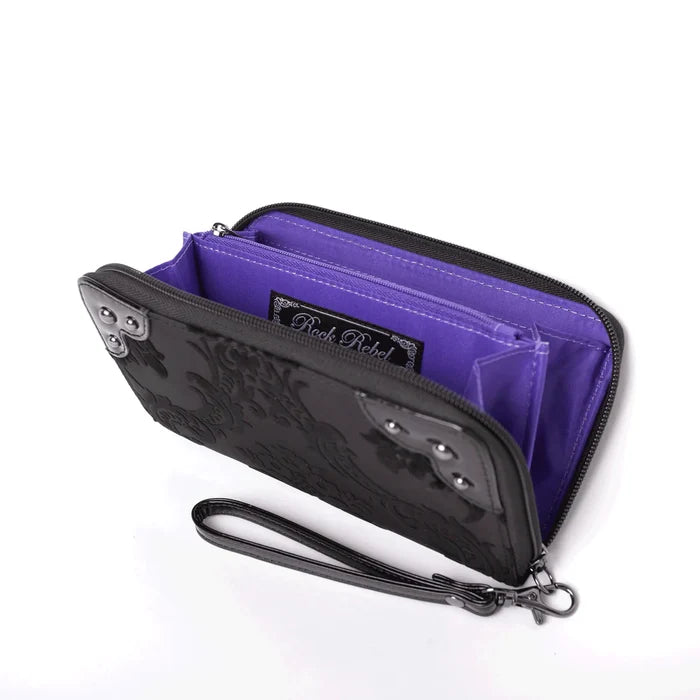 inside of wallet on display