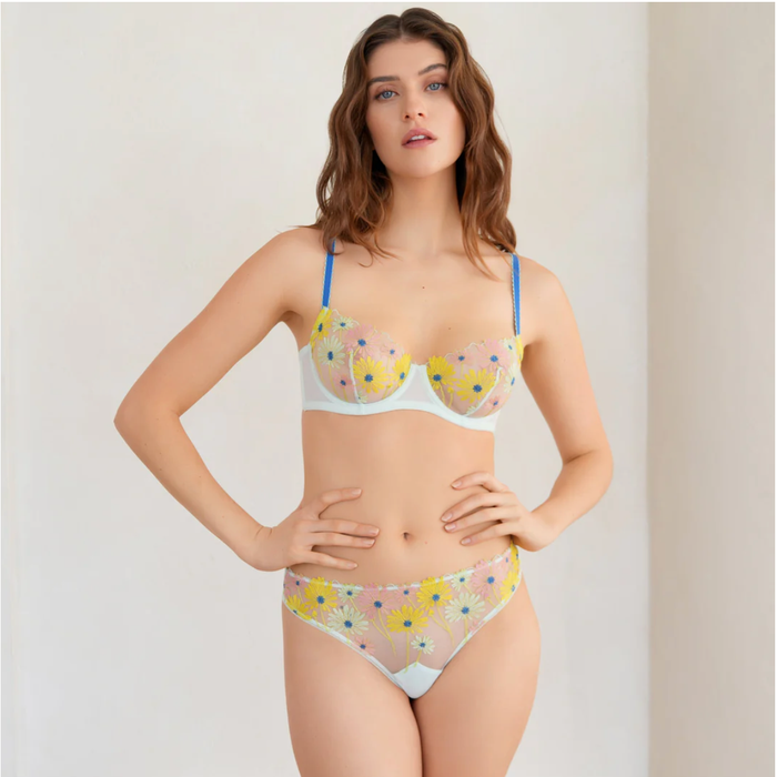 Danse Des Fleurs Tanga in Mint - Romantiques